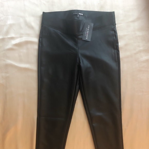 Fashion Nova Pants - Liliana Faux Leather Leggings